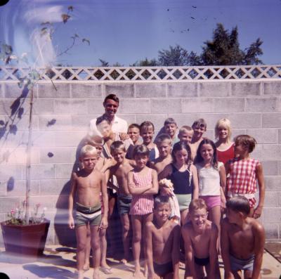 1966 Girls Swim Team, White City Tower Swimming Pool