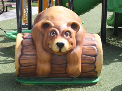 Bear playground, Big Bear Park, White City, Utah